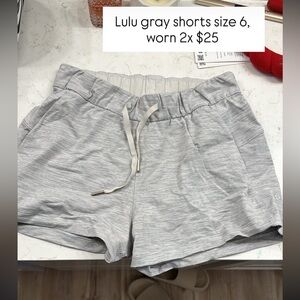 lululemon Women's Gray Casual Shorts